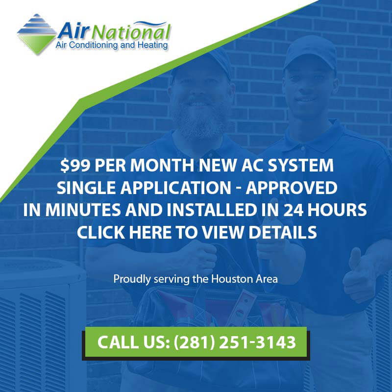 $99 Per Month New AC System